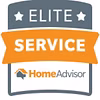 gray and orange badge graphic with stars and text displayed in layered shield design